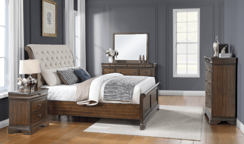 Richmond Collection 4PC Bedroom Set on Sale! (Q/K Bed+DR+ MR+NS) - LDH Furniture