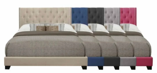 Gabby Fabric Bed + 10 inch Mattress & Box Spring Deal!