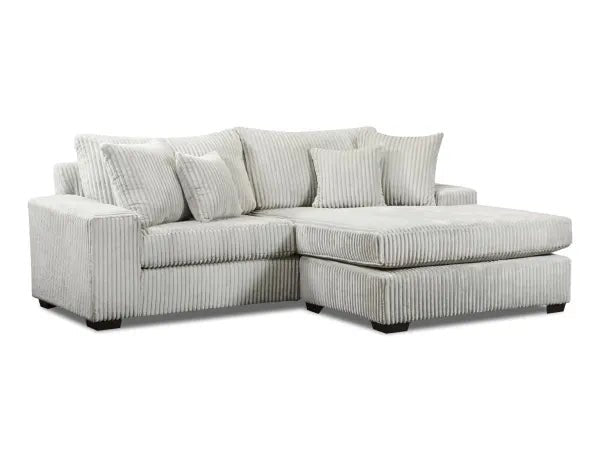 Comfy 2PC Plush Sectional - LDH Furniture