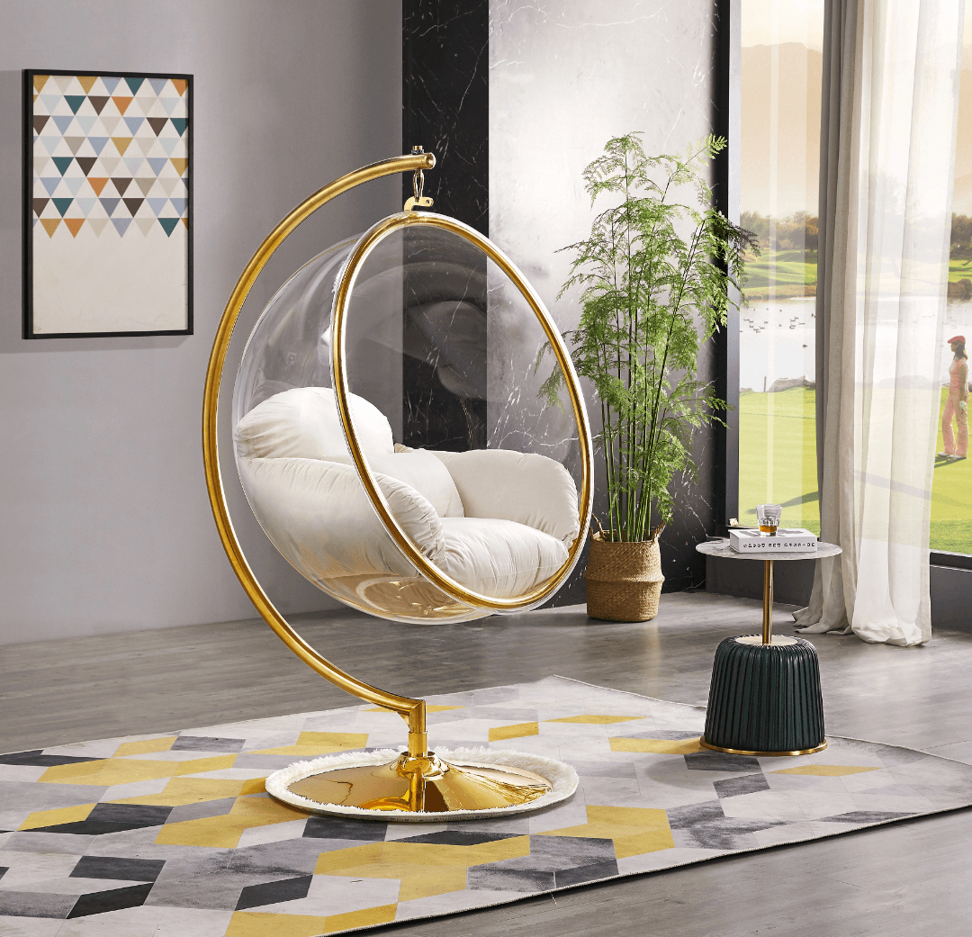 Clear circle chair hotsell