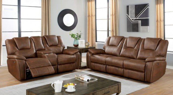 FFION Leather Power Sofa & Loveseat Recliner Collection