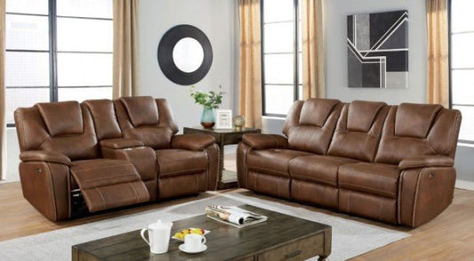 FFION Leather Power Sofa & Loveseat Recliner Collection - LDH Furniture