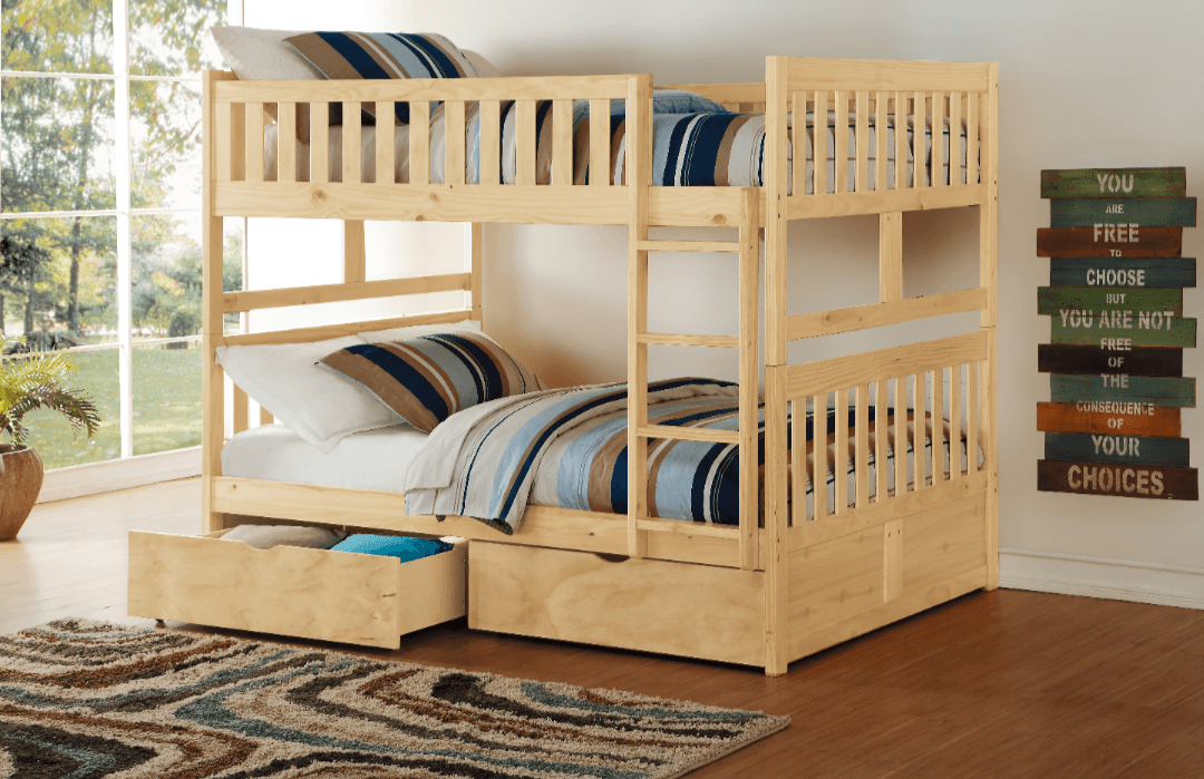 Galen Full/Full Bunk Bed w Storage