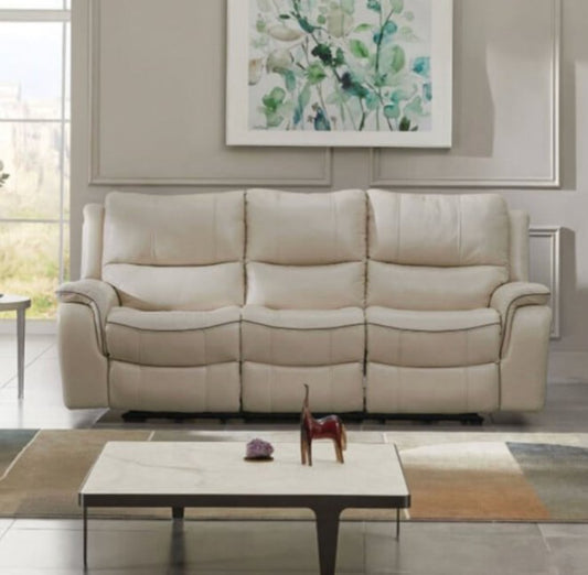 Henricus Beige Sofa & Loveseat Recliner Set - LDH Furniture