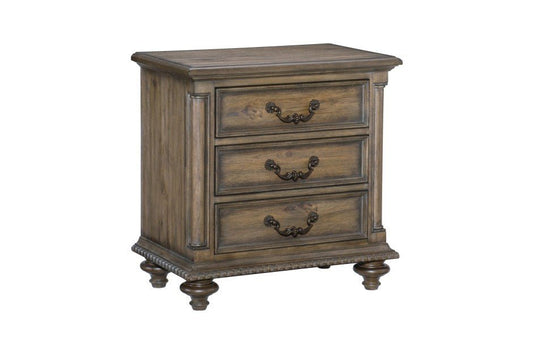 Rachelle Collection 3 Draw Night Stand - LDH Furniture